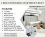 Furnished 1BHK Serviced Apartment RENT in Bashundhara R/A.